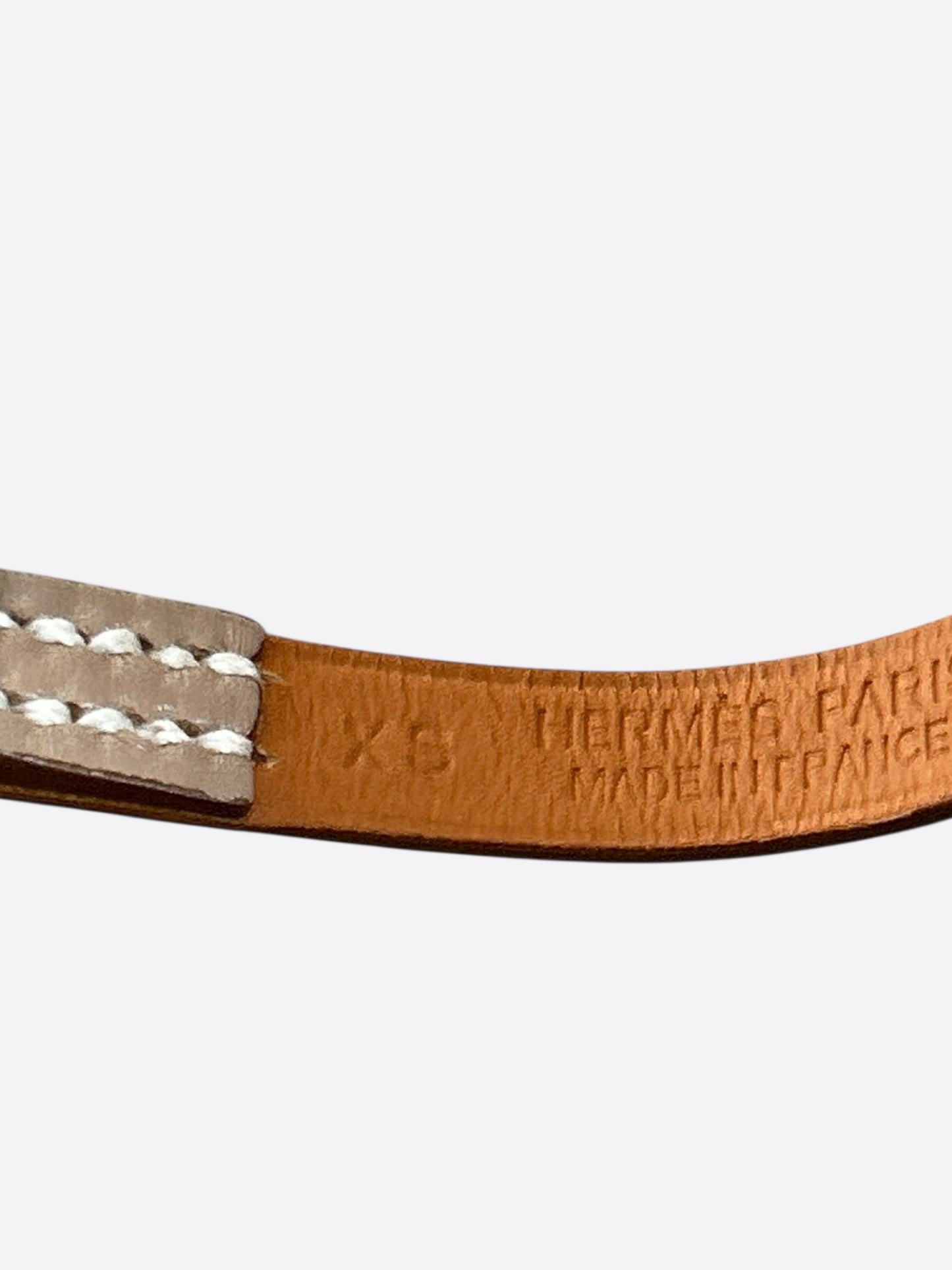 Hermes Etoupe Swift & Palladium Hardware Mini Kelly Bracelet