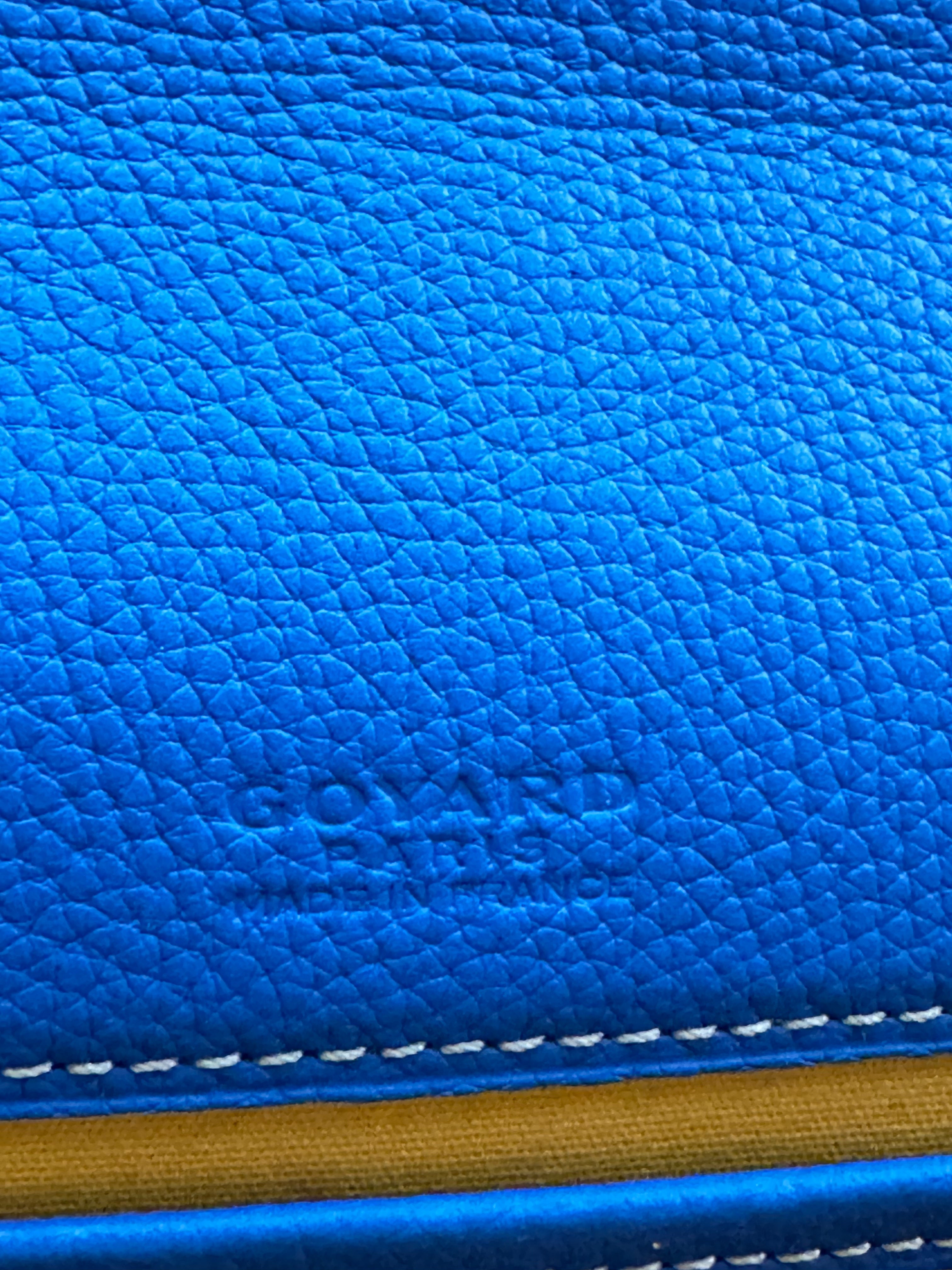 Blue goyard outlet messenger bag