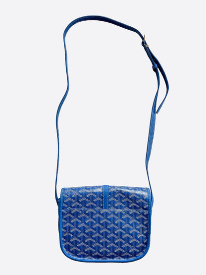 Goyard Blue Belvedere Messenger Bag