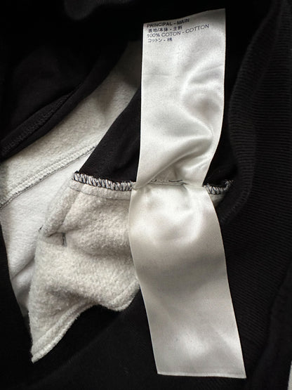 Louis Vuitton Black Grey & White Monogram Circle Cut Hoodie