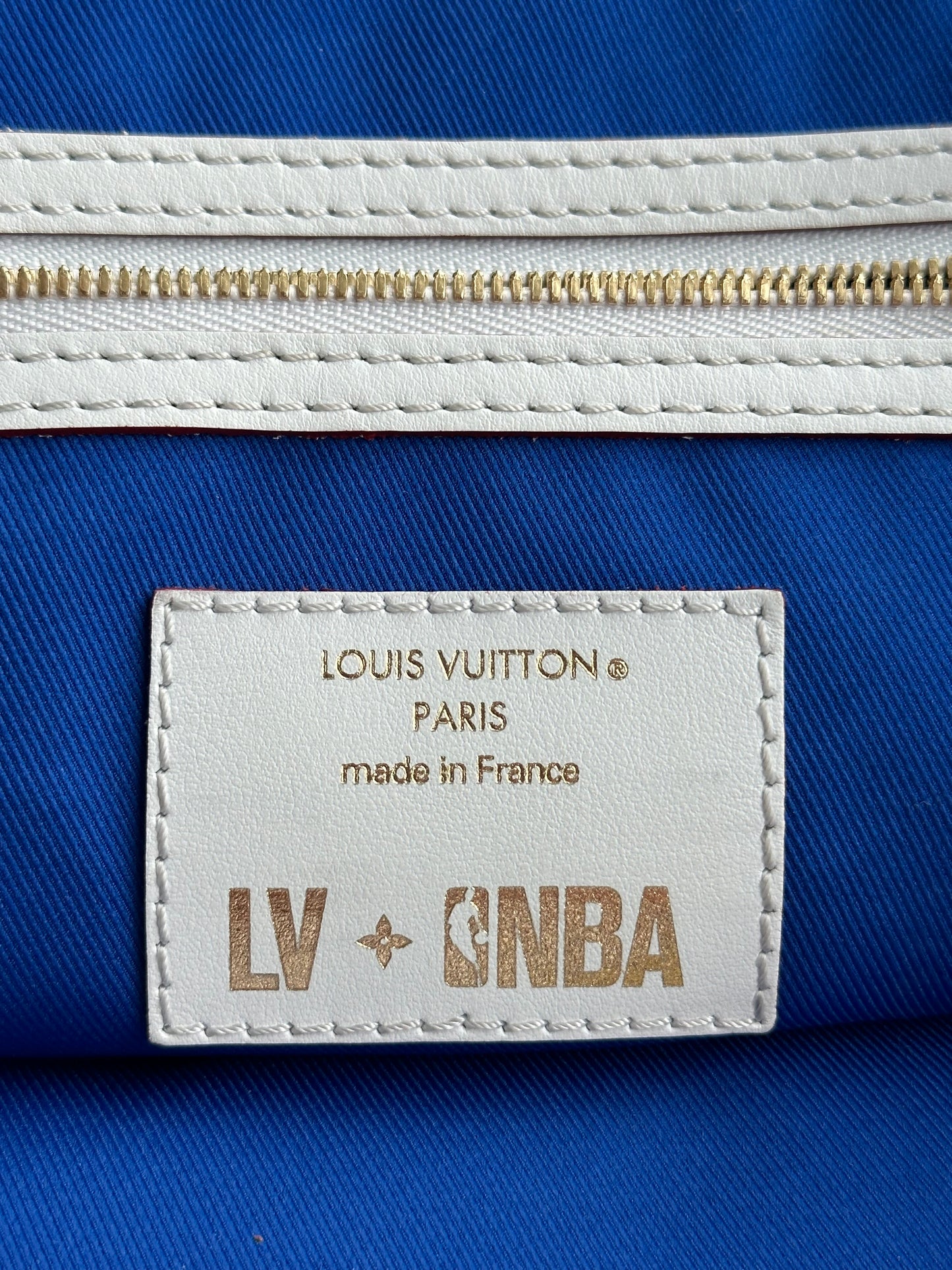 Louis Vuitton NBA White Monogram Keepall 50