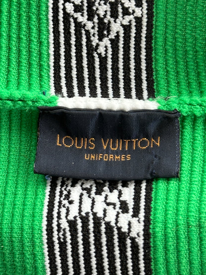 Louis Vuitton Green & White Striped Headband