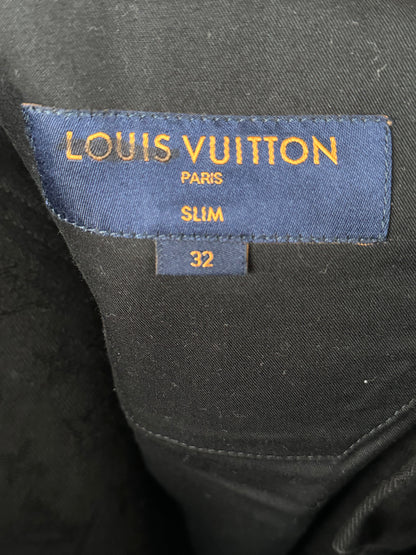 Louis Vuitton Black Monogram Slim Jeans