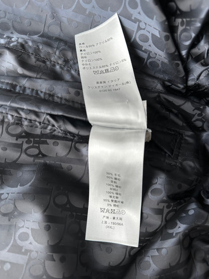 Dior Black Oblique Reversible Fleece Jacket