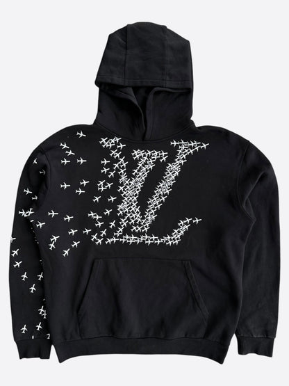 Louis Vuitton Black & White 2054 Planes Hoodie