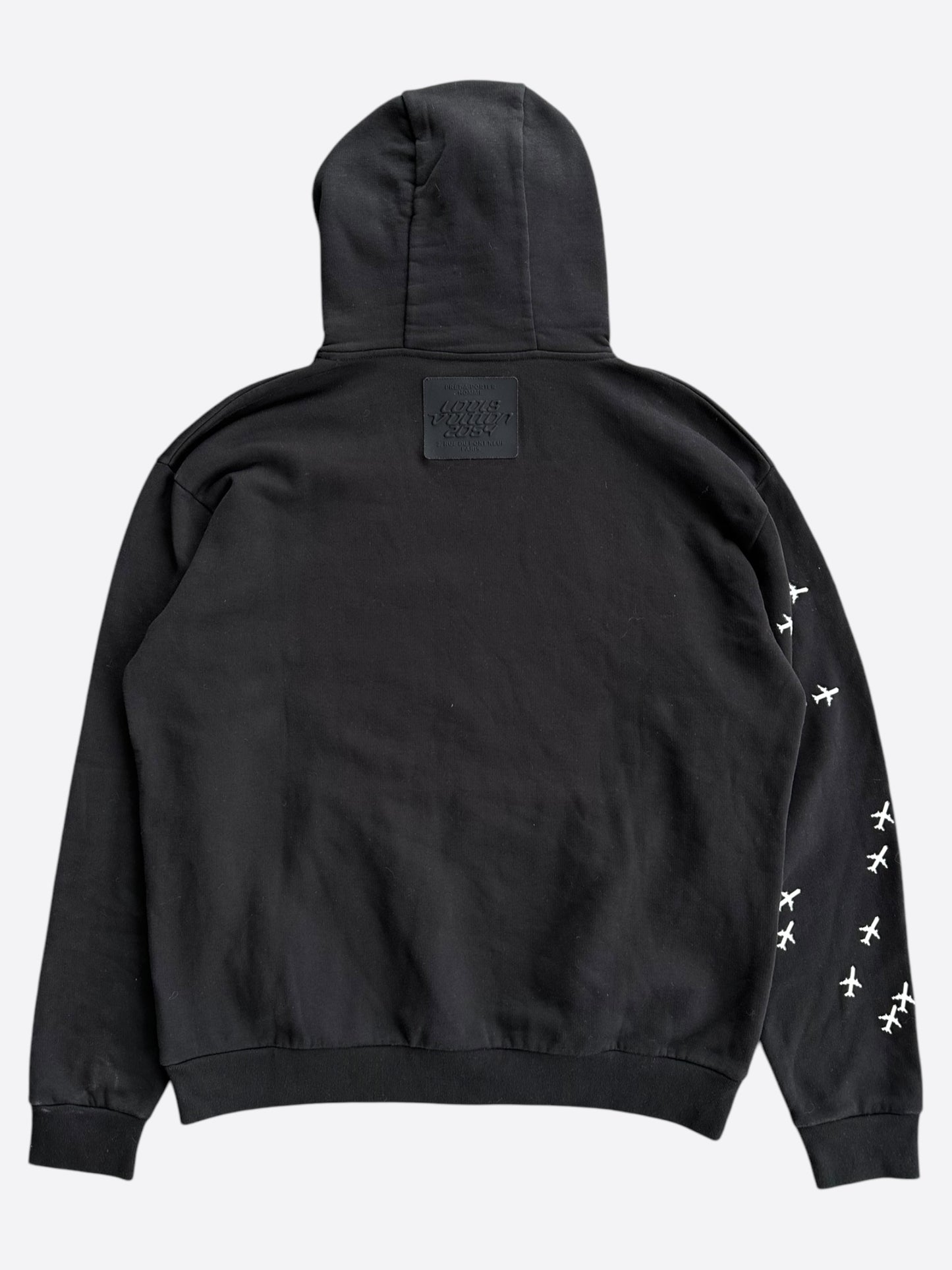 Louis Vuitton Black & White 2054 Planes Hoodie