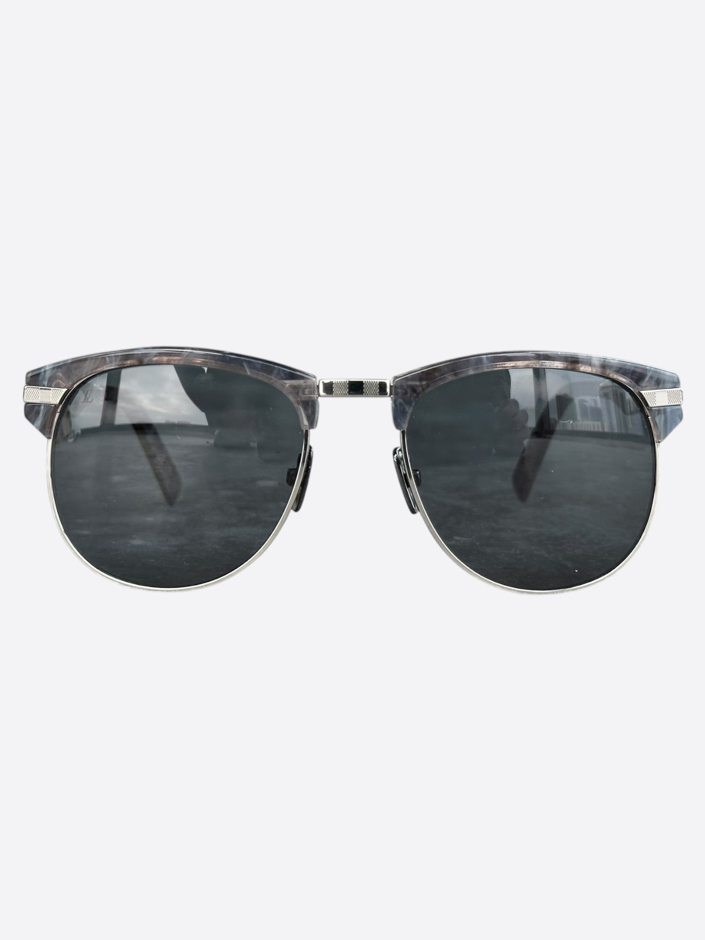 Louis Vuitton Grey Marble In The Pocket Foldable Sunglasses