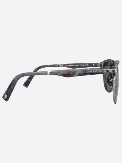 Louis Vuitton Grey Marble In The Pocket Foldable Sunglasses