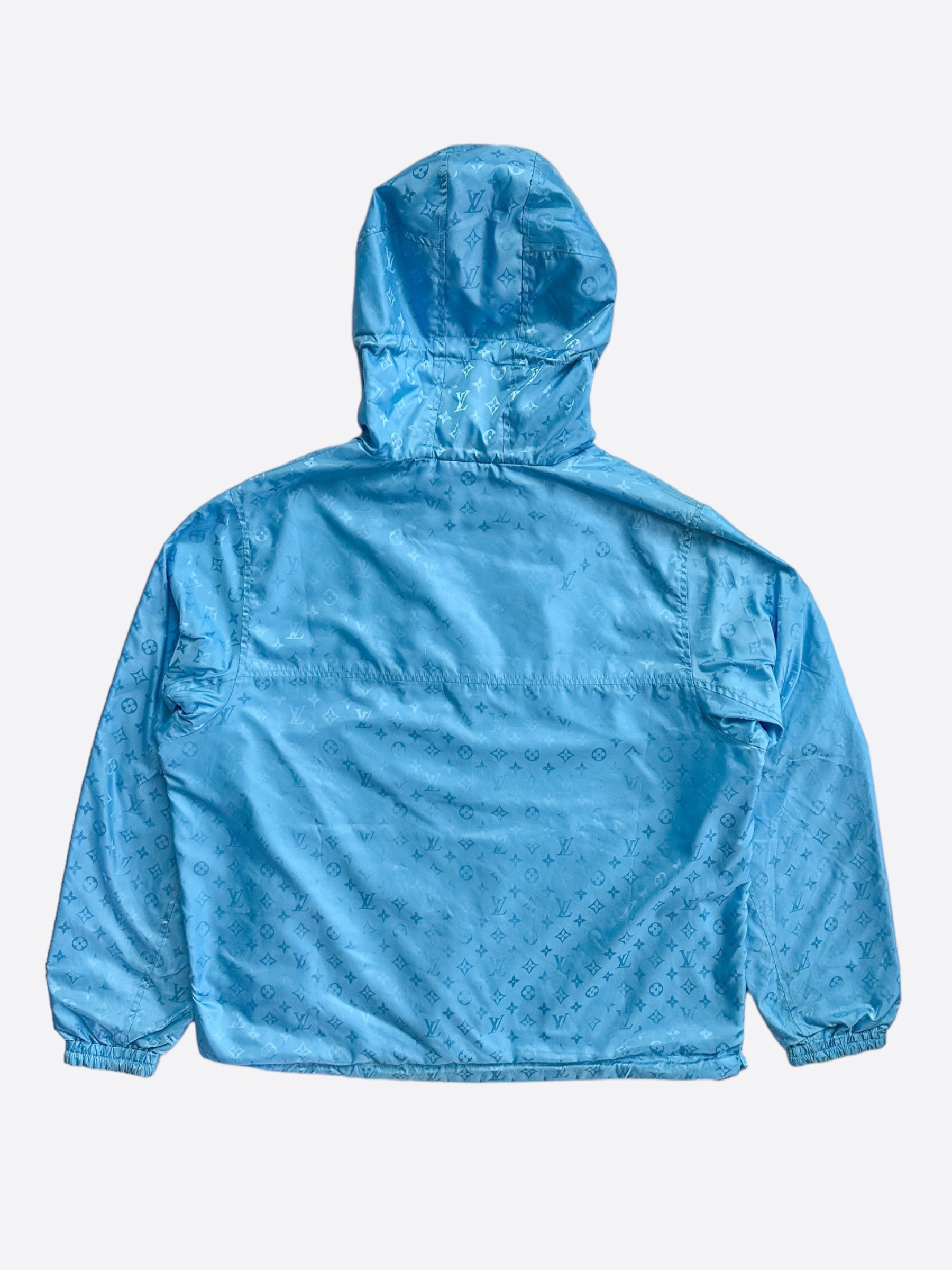 Louis Vuitton Blue Monogram Reversible Windbreaker