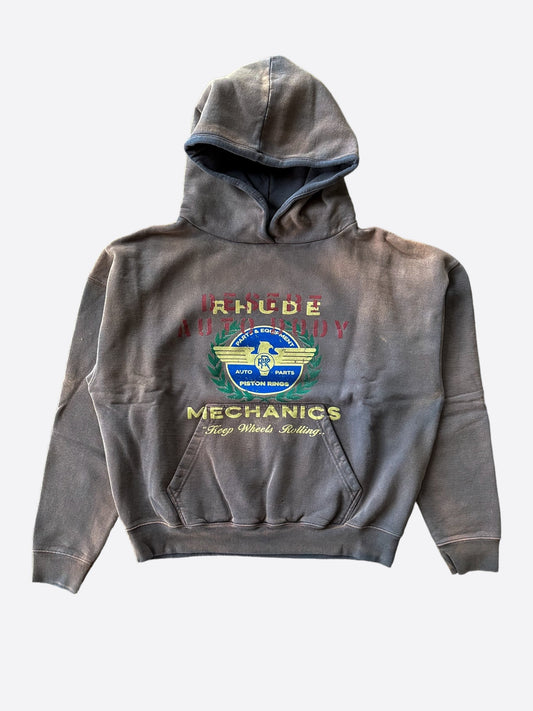 Rhude Vintage Grey Desert Mechanics Hoodie