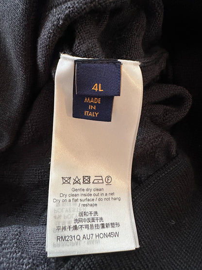 Louis Vuitton Black Monogram Track Hoodie