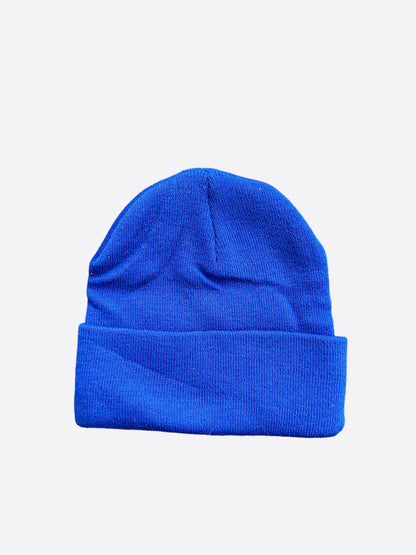 Chrome Hearts Blue Embroidered Logo Beanie