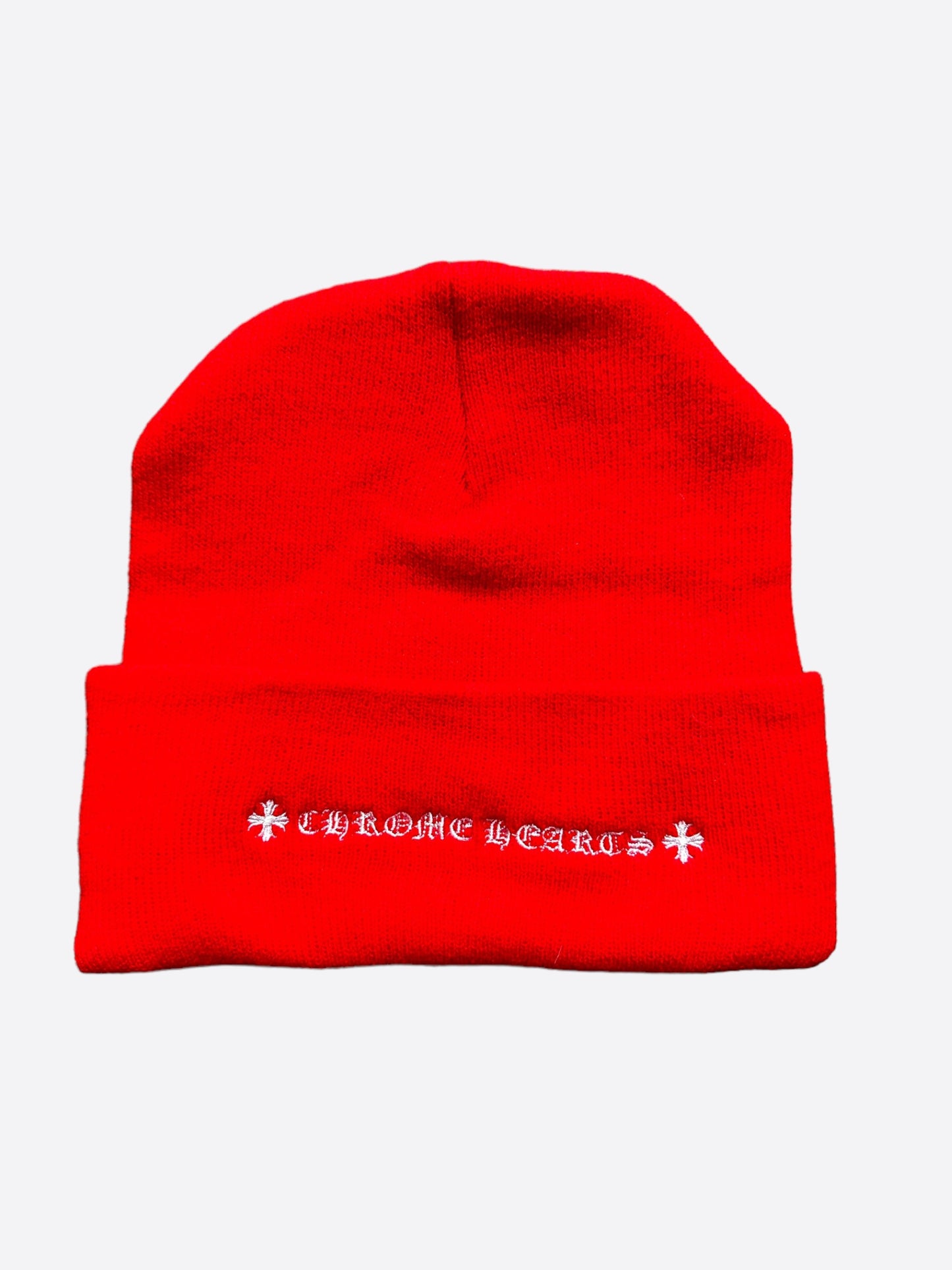 Chrome Hearts CH Plus Horseshoe Cross Thermal Beanie Knit Cap Chrome Hearts CH Plus Horseshoe Cross Thermal Beanie Knit Cap