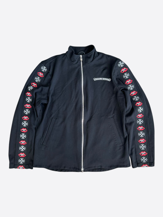 Chrome Hearts Matty Boy Black Chomper Track Jacket