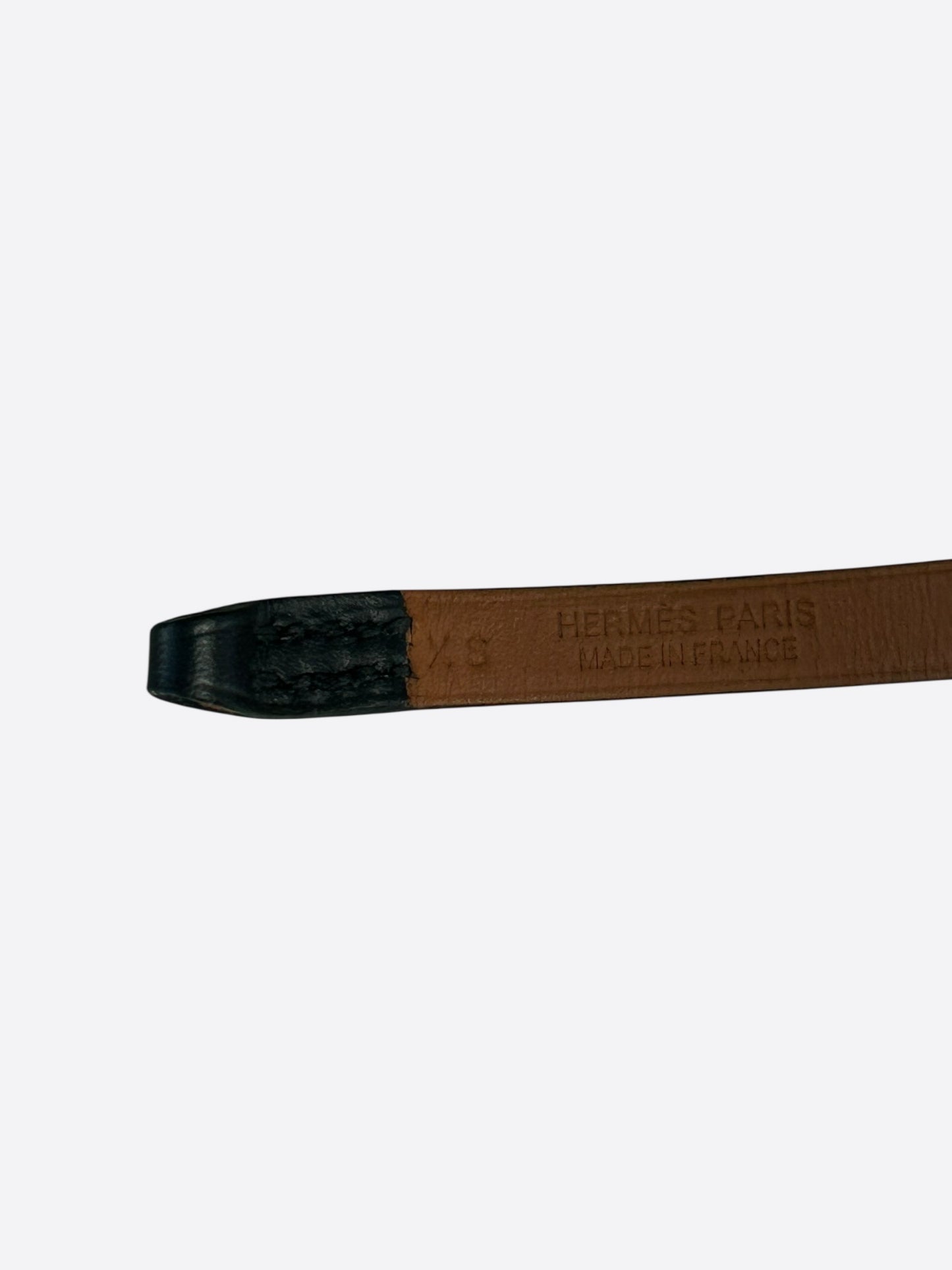 Hermes Black Swift & Gold Hardware Mini Rivale Bracelet