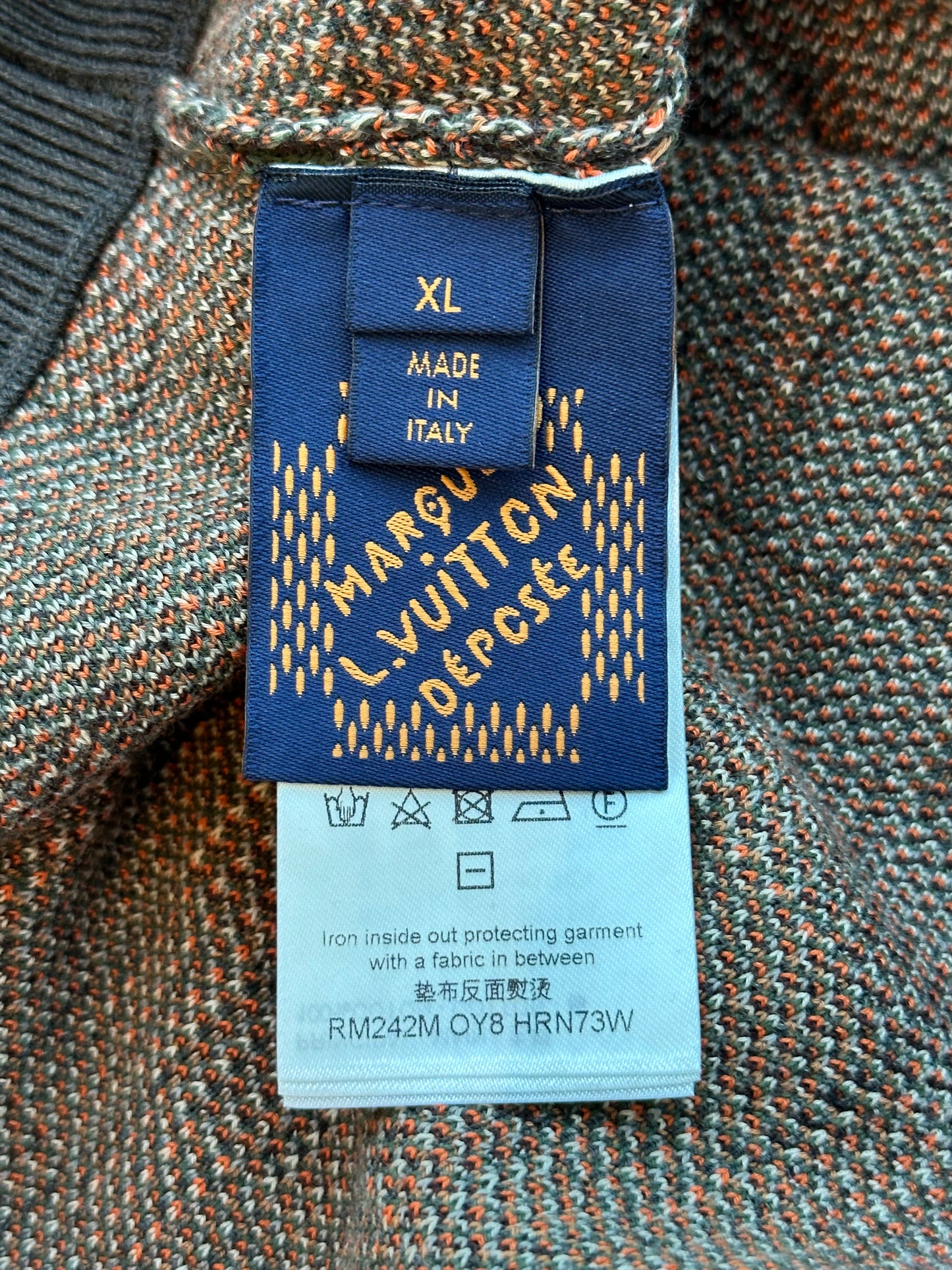 Louis Vuitton Orange Damoflage Shorts