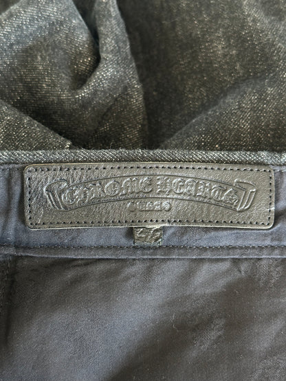 Chrome Hearts Grey & Black Star Patch Jeans