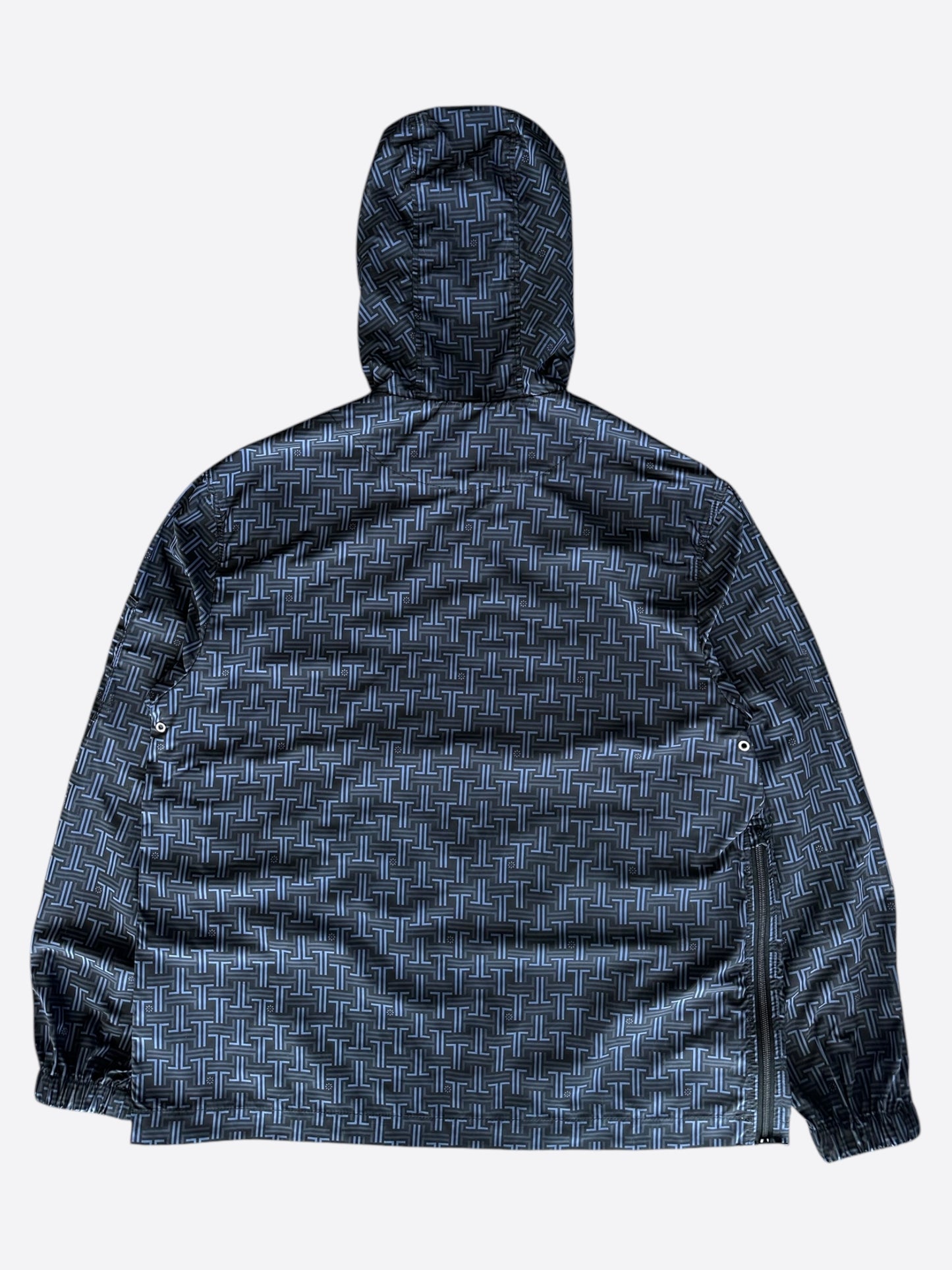 Lanvin Black & Blue Jacquard Anorak