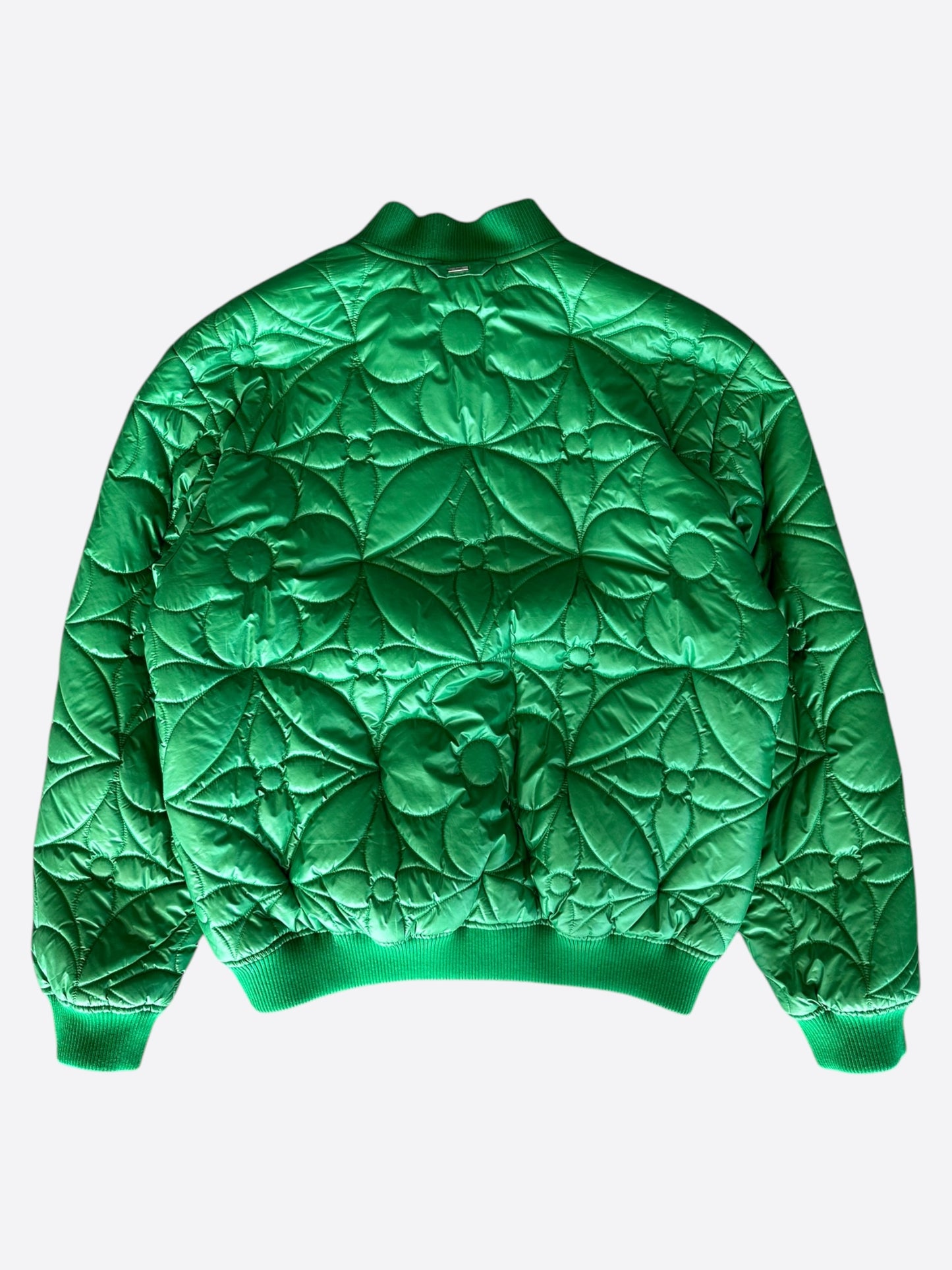 Louis Vuitton Green Monogram Puffer Jacket