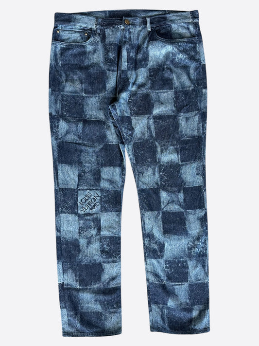 Louis Vuitton Blue Salt Damier Jeans