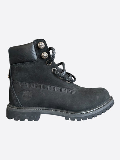 Chrome Hearts Timberland Black Boots