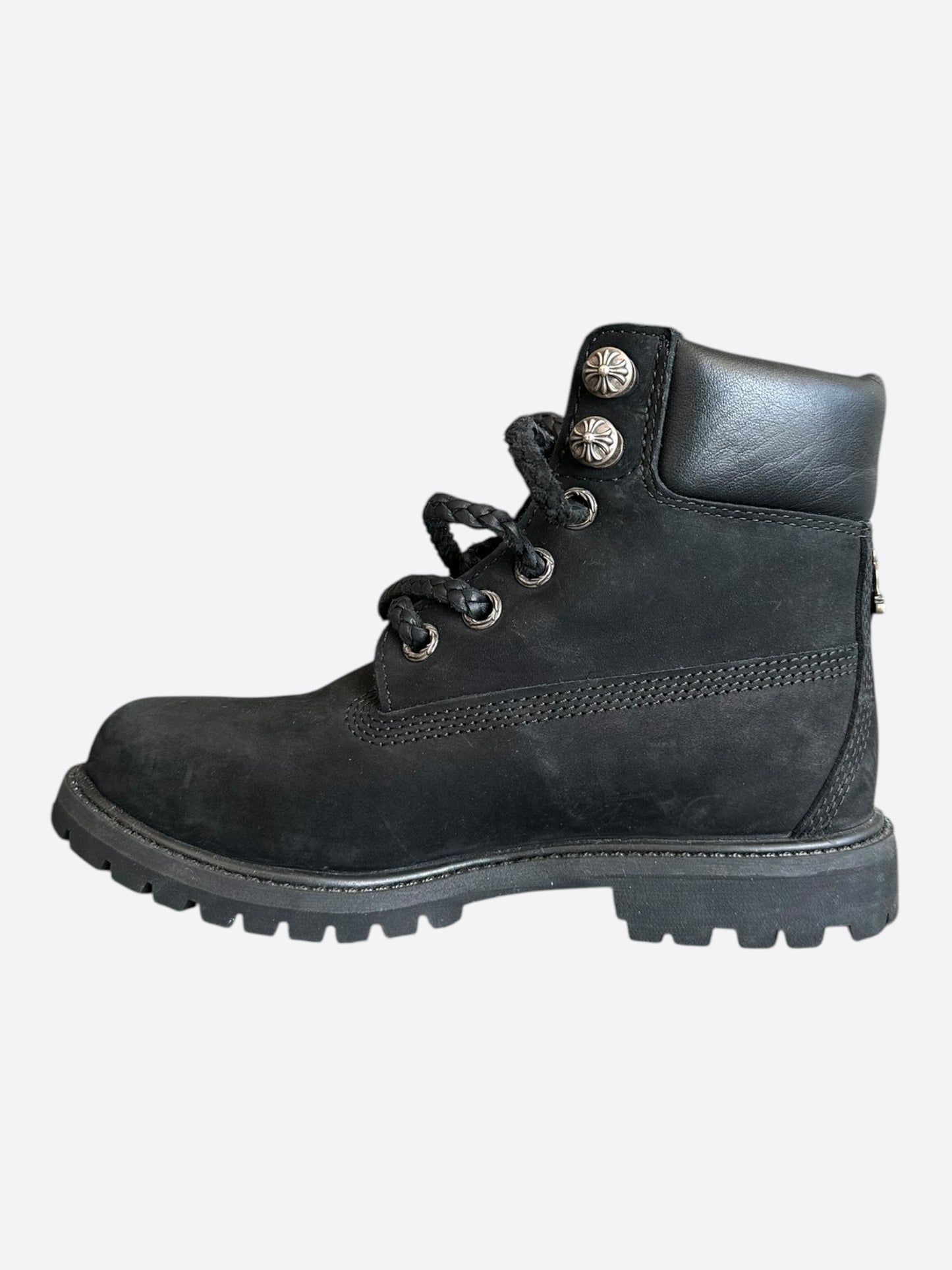 Chrome Hearts Timberland Black Boots