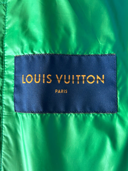 Louis Vuitton Green Flower Monogram Puffer Vest