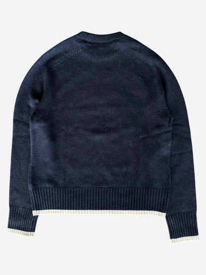 Dior Navy Atelier Wool Knitted Sweater