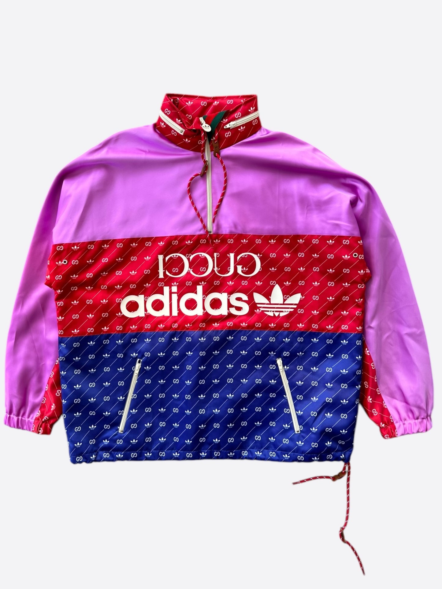 Gucci Adidas Multicolor Monogram Windbreaker