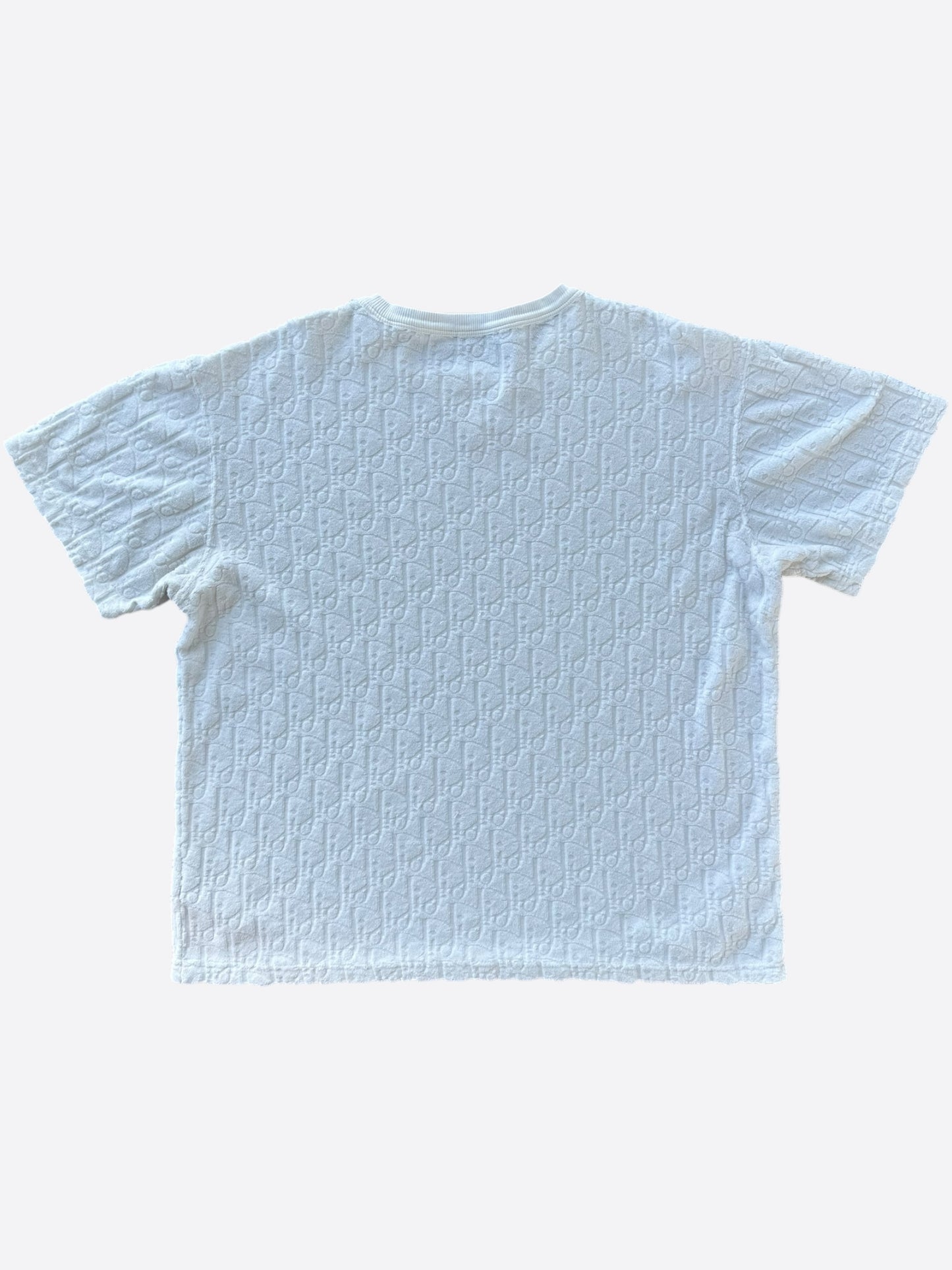 Dior White Oblique Towel T-Shirt