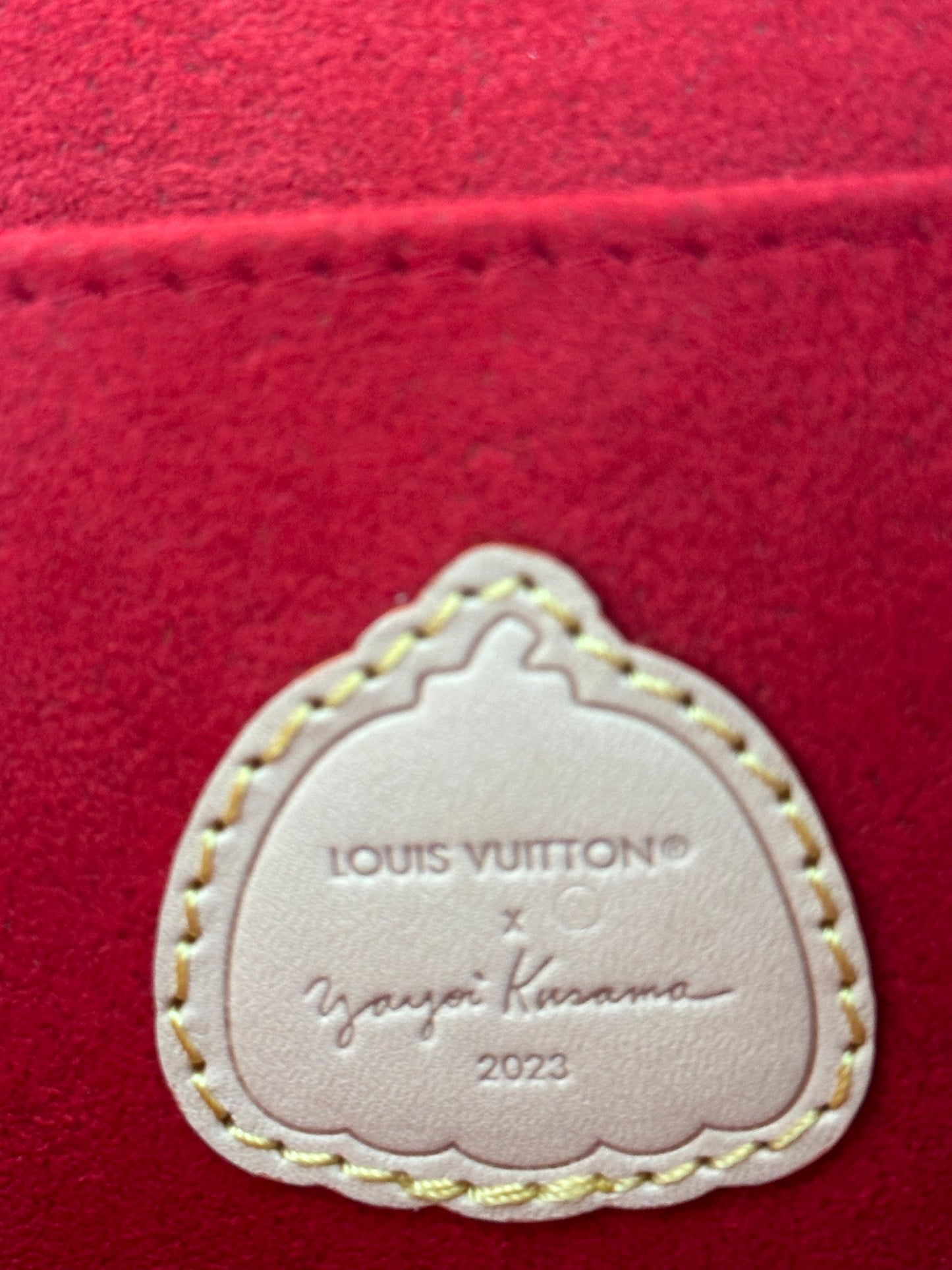 Louis Vuitton Yayoi Kusama Brown & Multicolor Polka Dot Monogram Dauphine