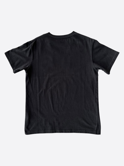 Dior Daniel Arsham Black & Blue Logo T-Shirt