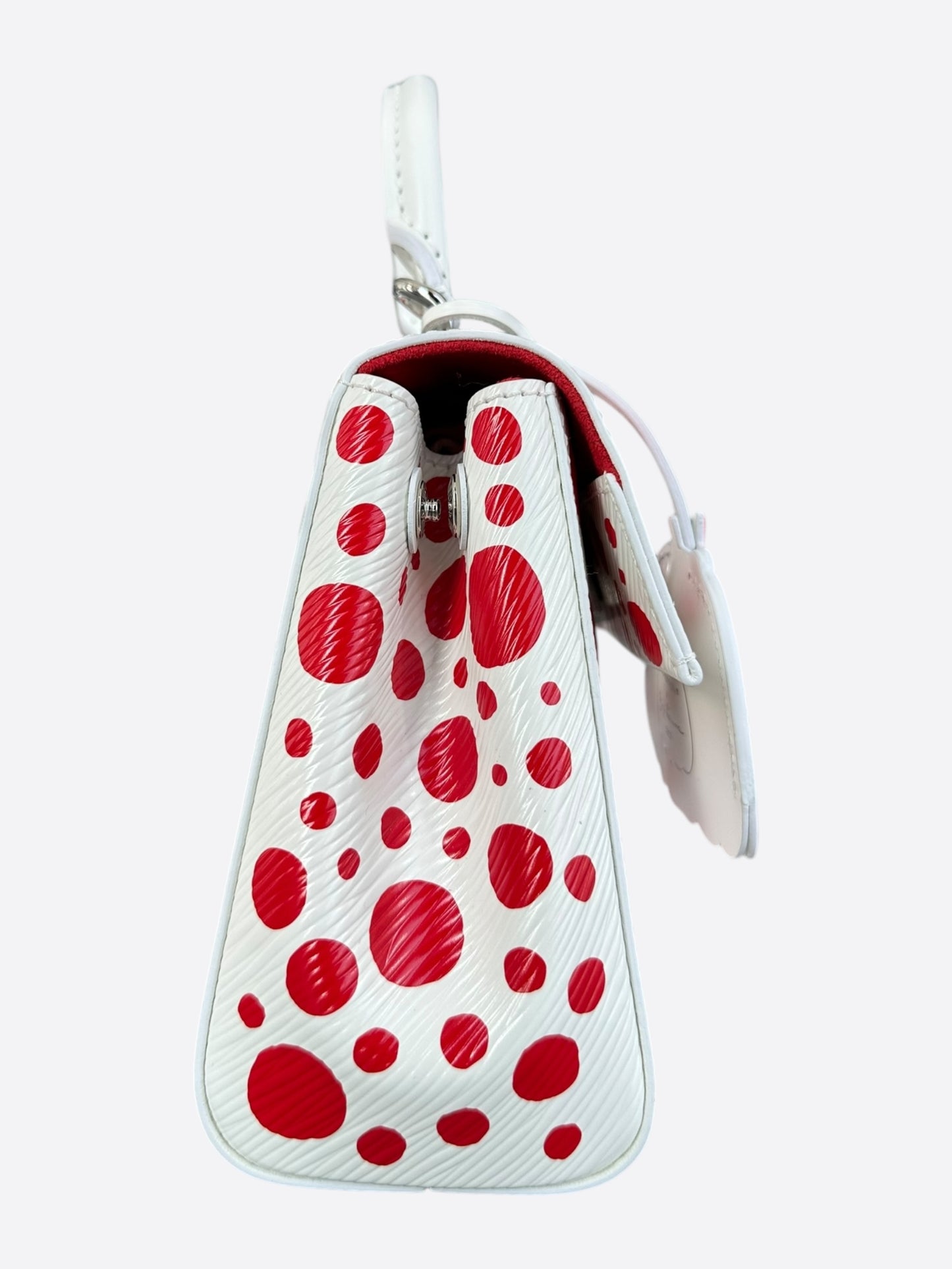 Louis Vuitton Yayoi Kusama White & Red EPI Polka Dot Mini Cluny