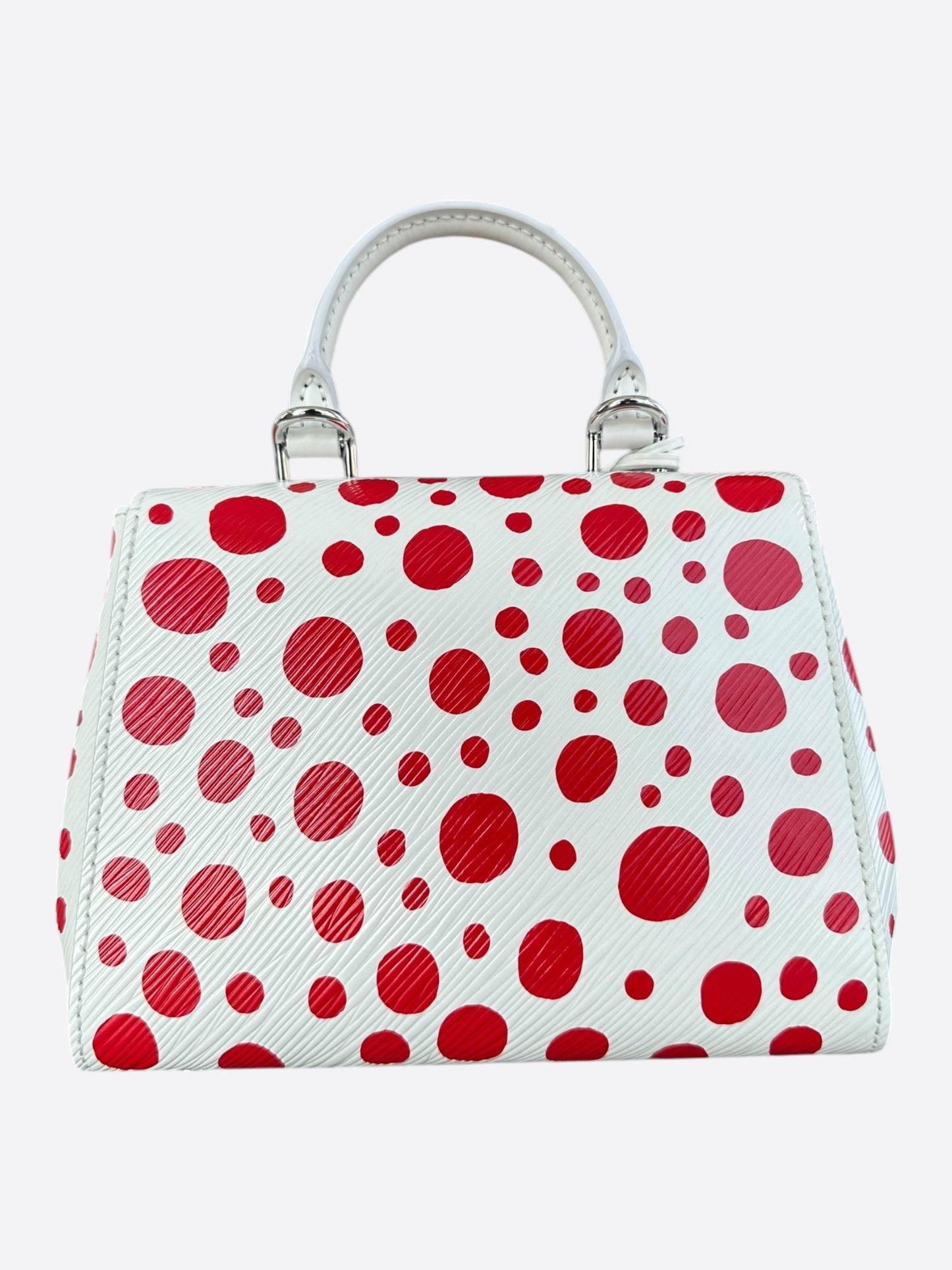 Louis Vuitton Yayoi Kusama White & Red EPI Polka Dot Mini Cluny