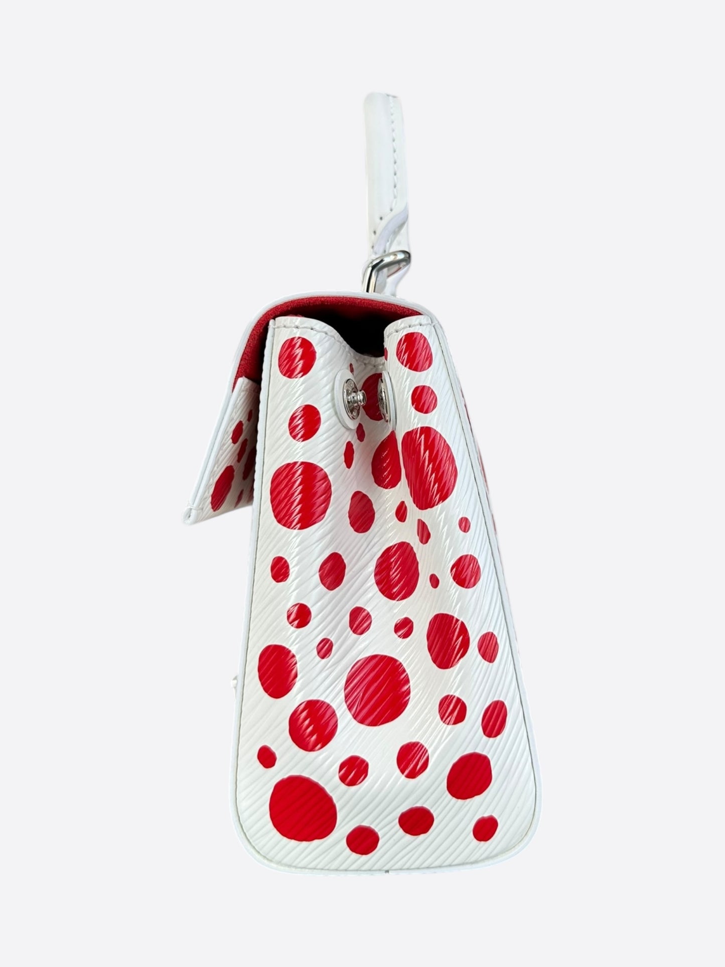 Louis Vuitton Yayoi Kusama White & Red EPI Polka Dot Mini Cluny