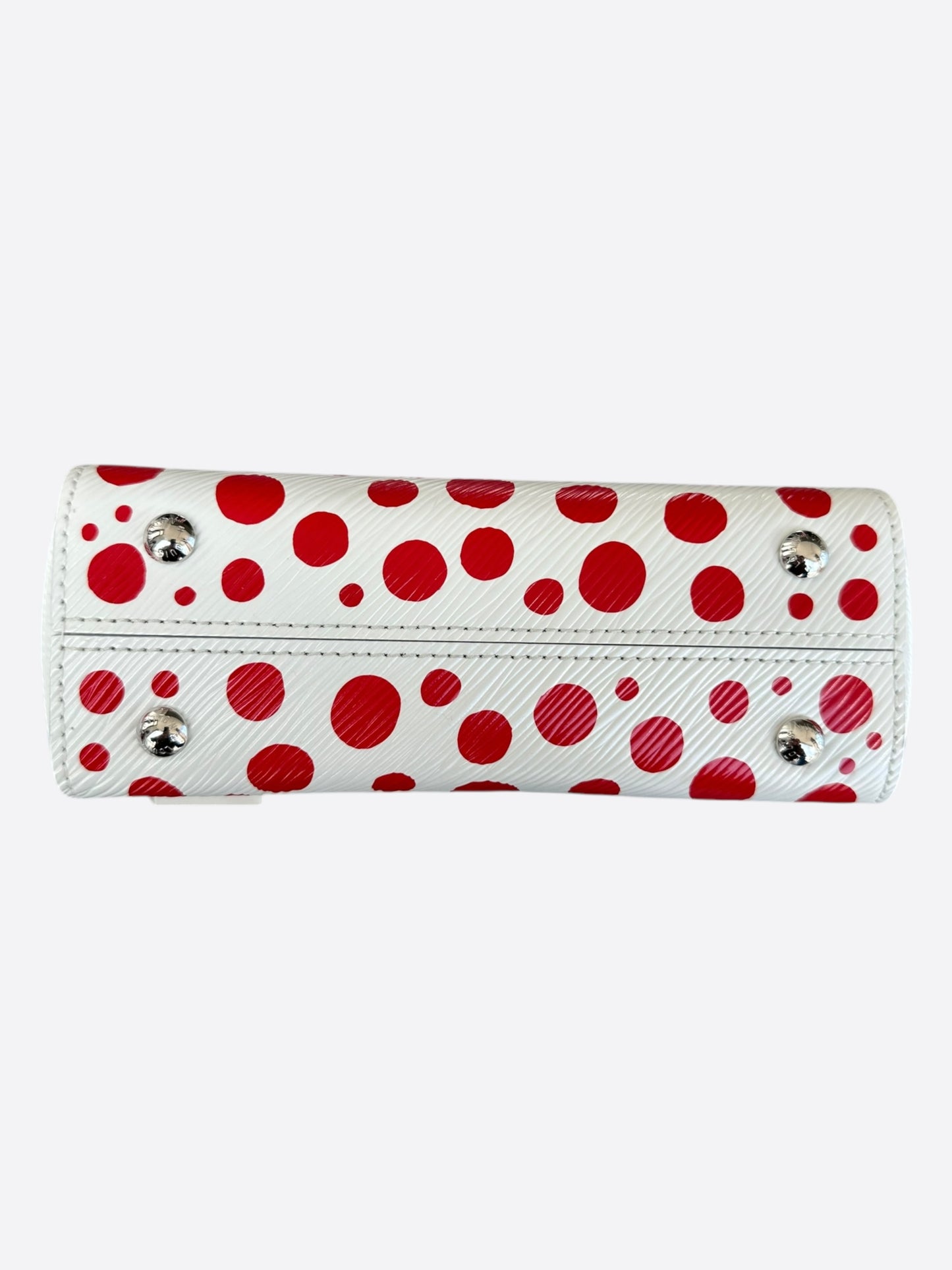 Louis Vuitton Yayoi Kusama White & Red EPI Polka Dot Mini Cluny