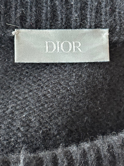 Dior Black Atelier Wool Knitted Sweater