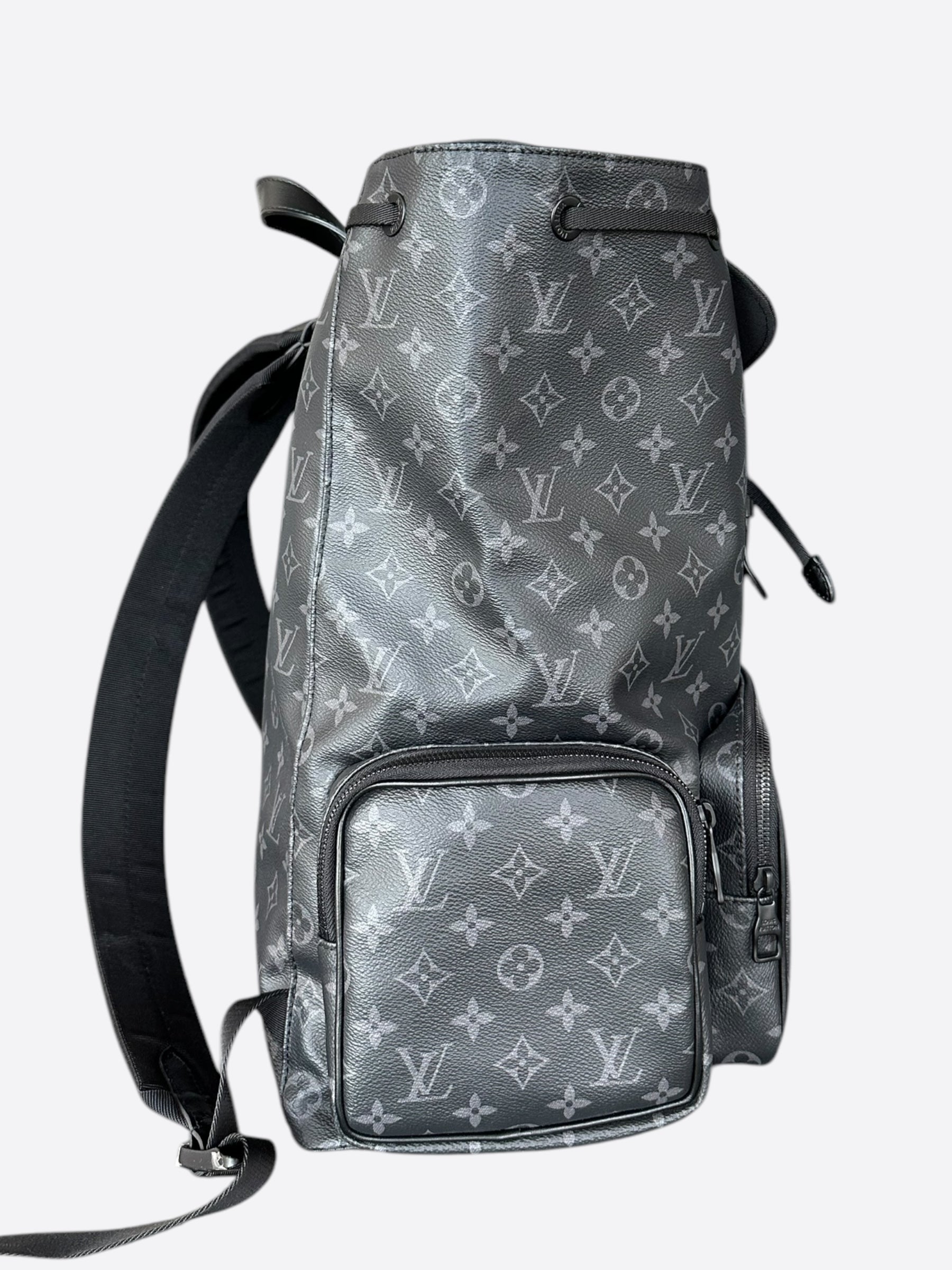 louis vuitton backpack trio black Louis Vuitton Monogram Eclipse Trio Backpack – Savonches