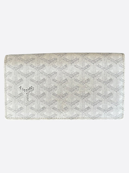 Goyard White Richelieu Long Wallet