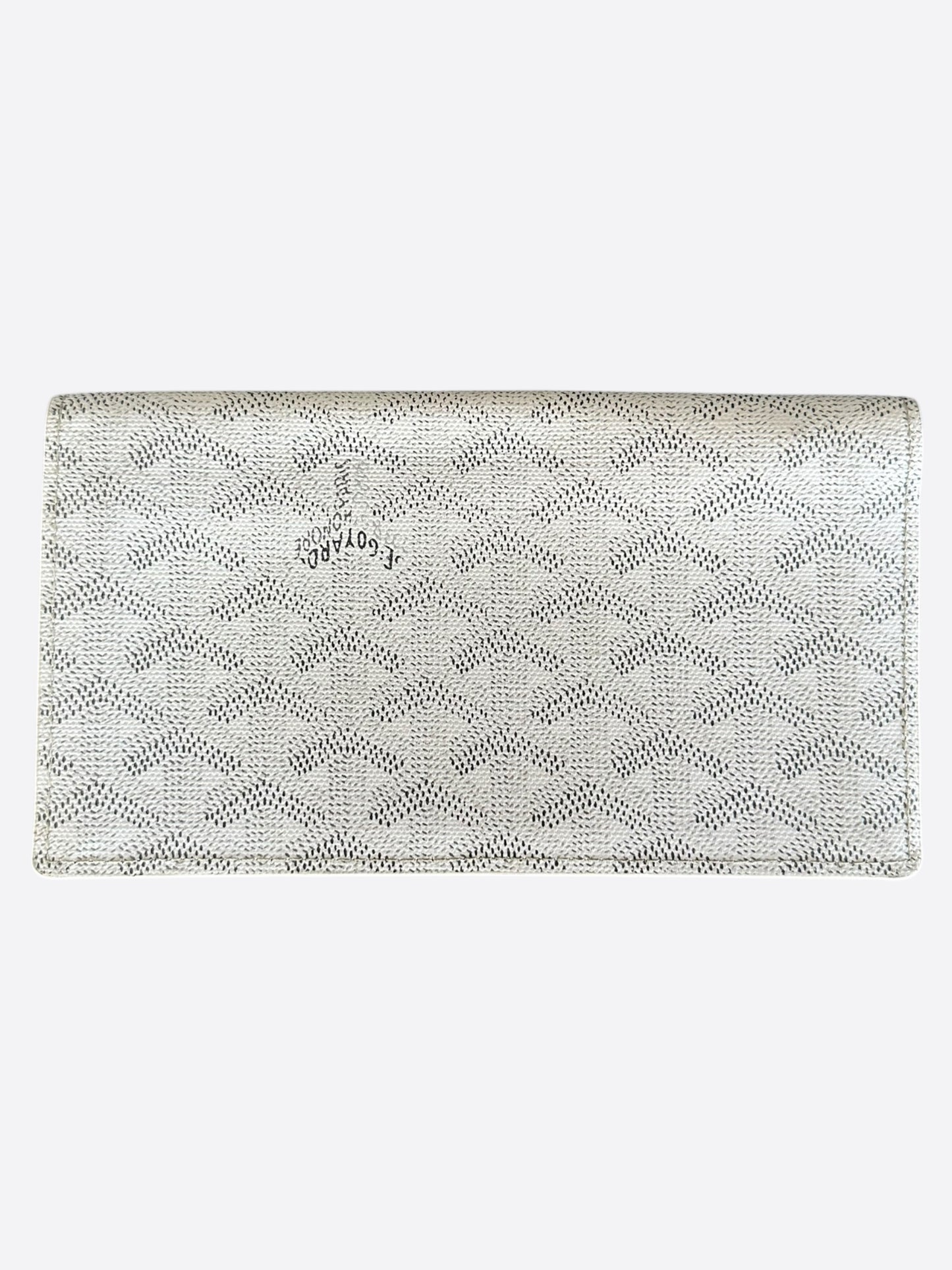 Goyard White Richelieu Long Wallet