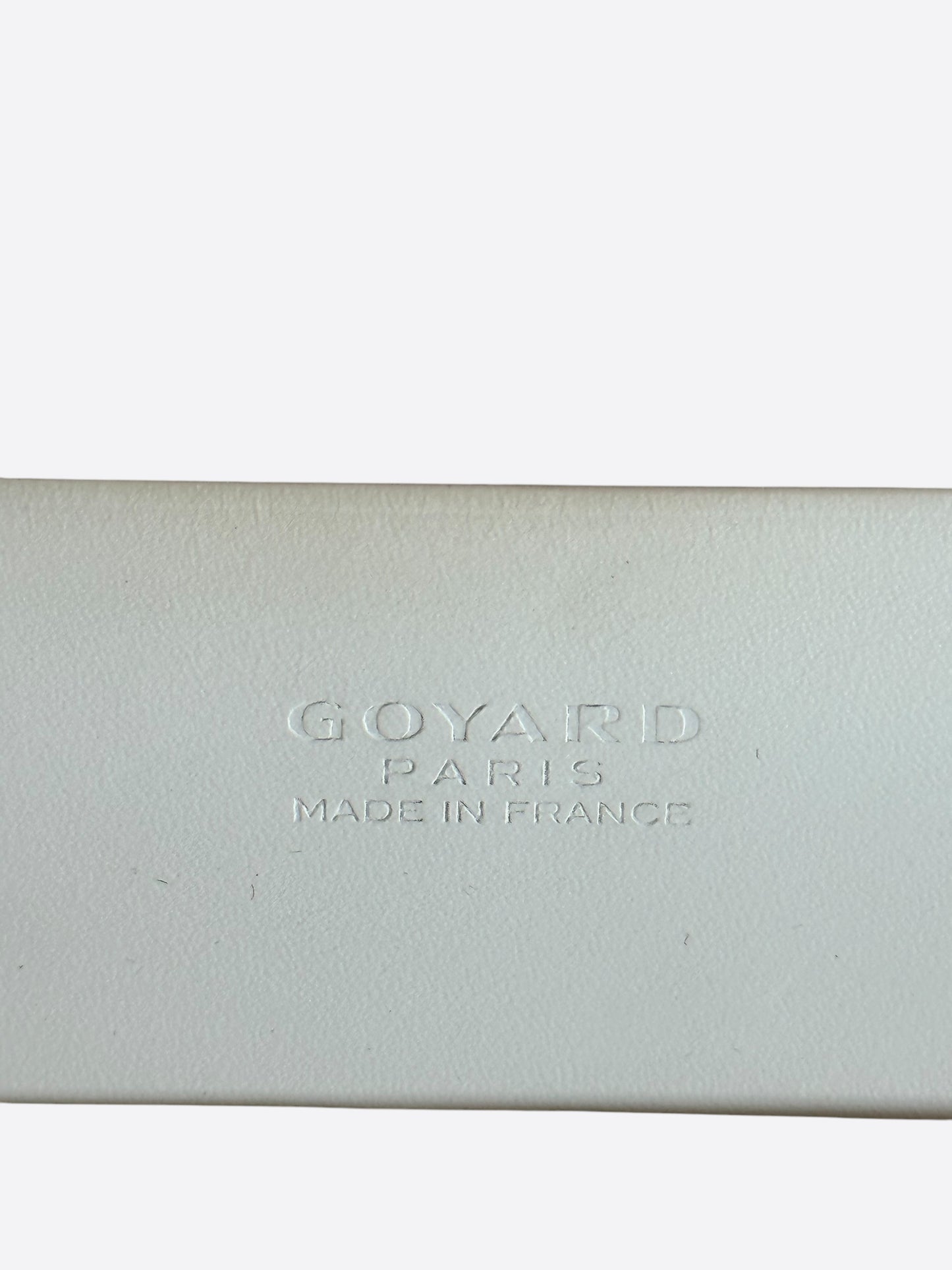 Goyard White Richelieu Long Wallet