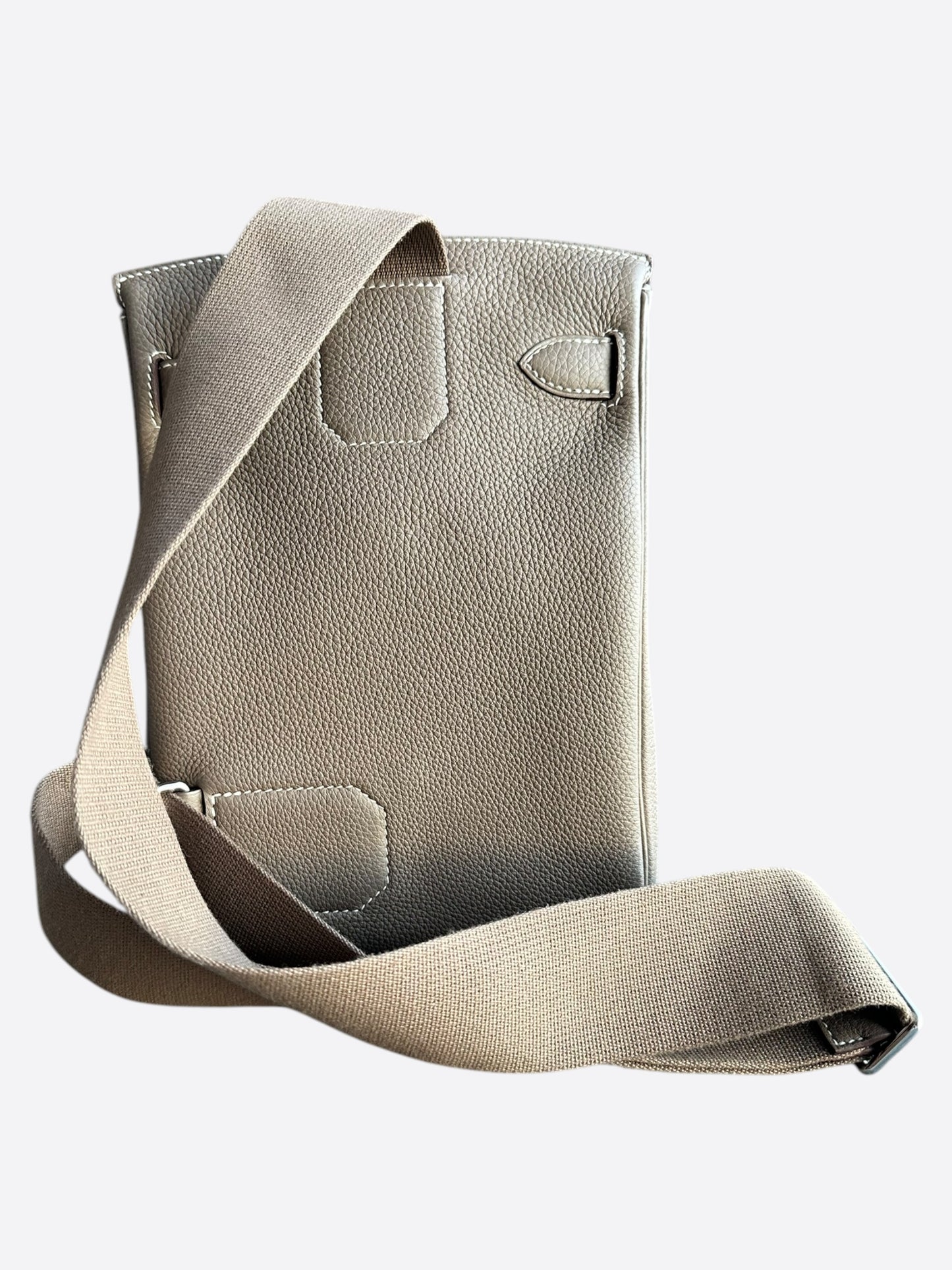 Hermes Etoupe HAC A Dos Crossbody Backpack