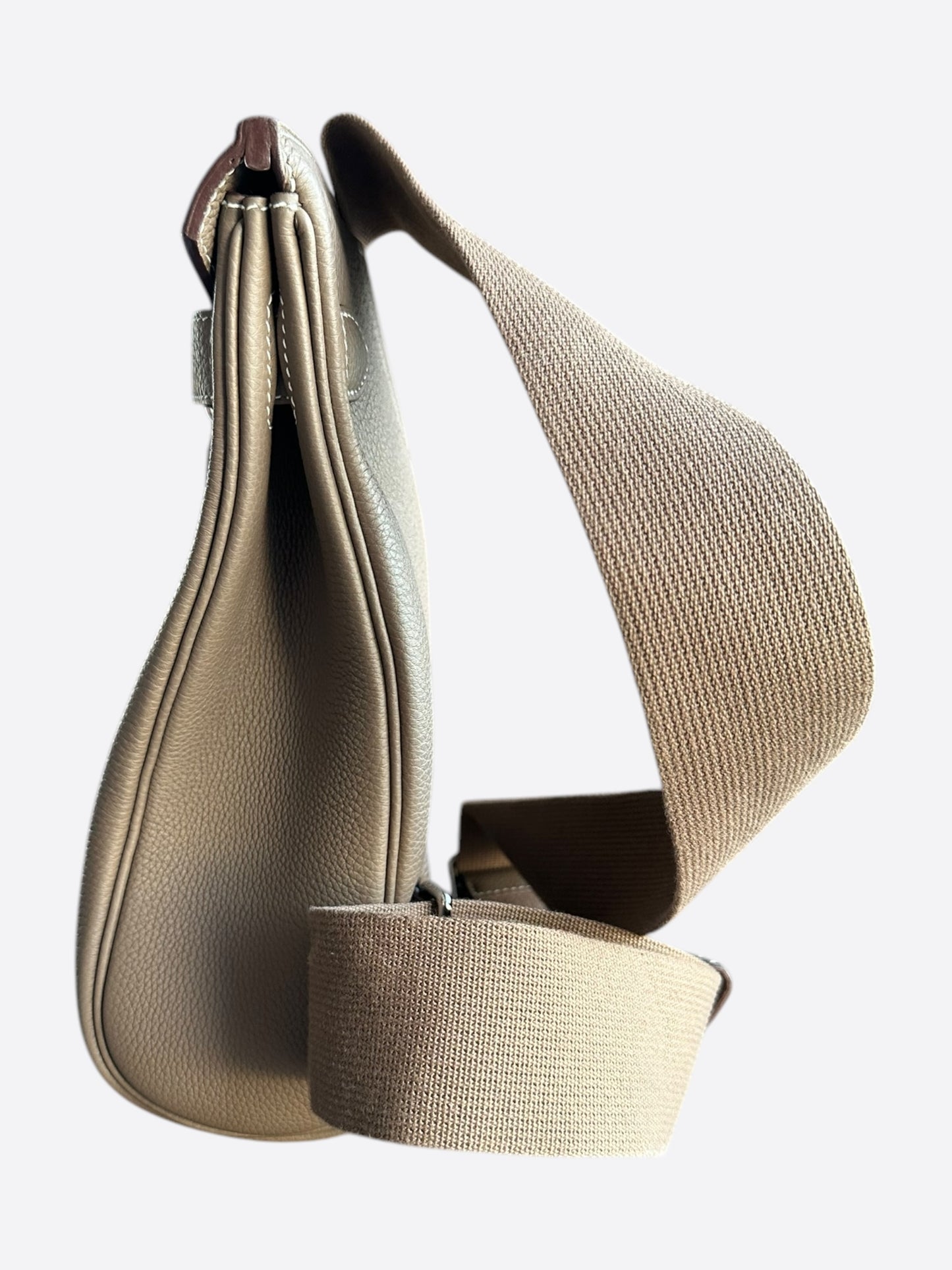 Hermes Etoupe HAC A Dos Crossbody Backpack