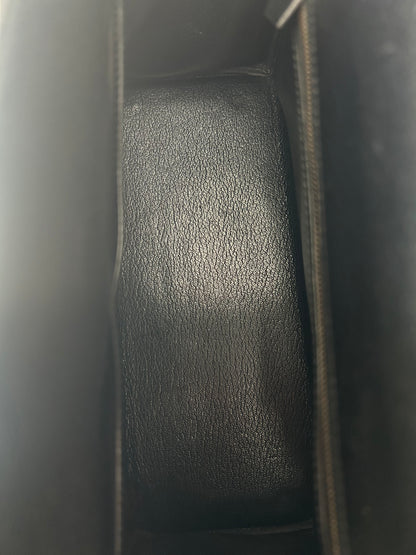 Hermes Black Box Leather & Gold Hardware Kelly 28