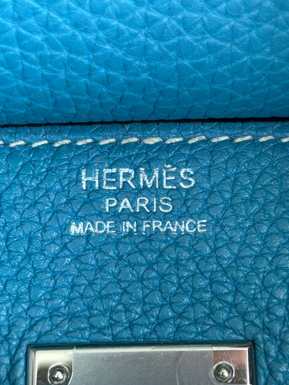 Hermes Blue Jean Togo & Palladium Hardware Birkin 30