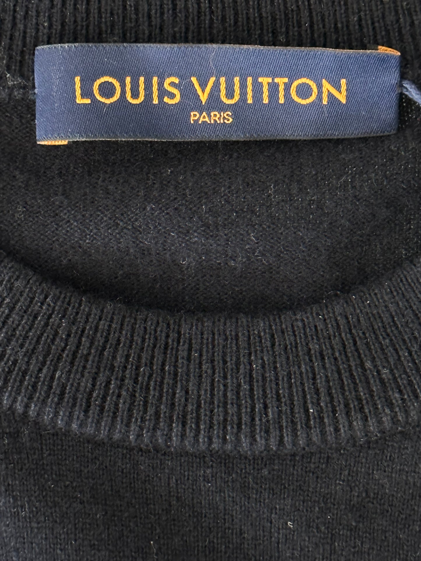 Louis Vuitton Nigo Navy Dragon Cashmere Sweater