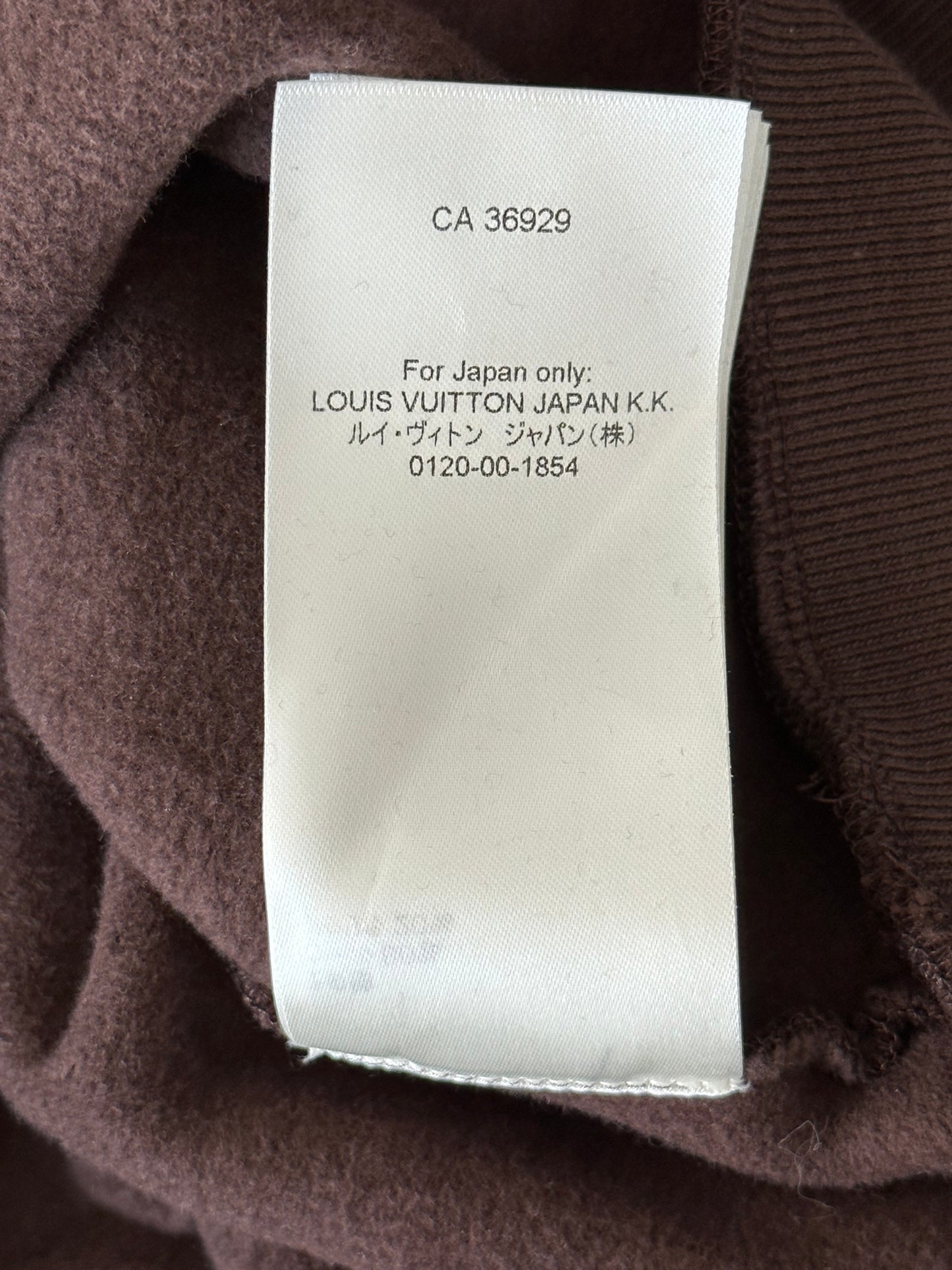 Louis Vuitton Brown Bee Embroidered Hoodie