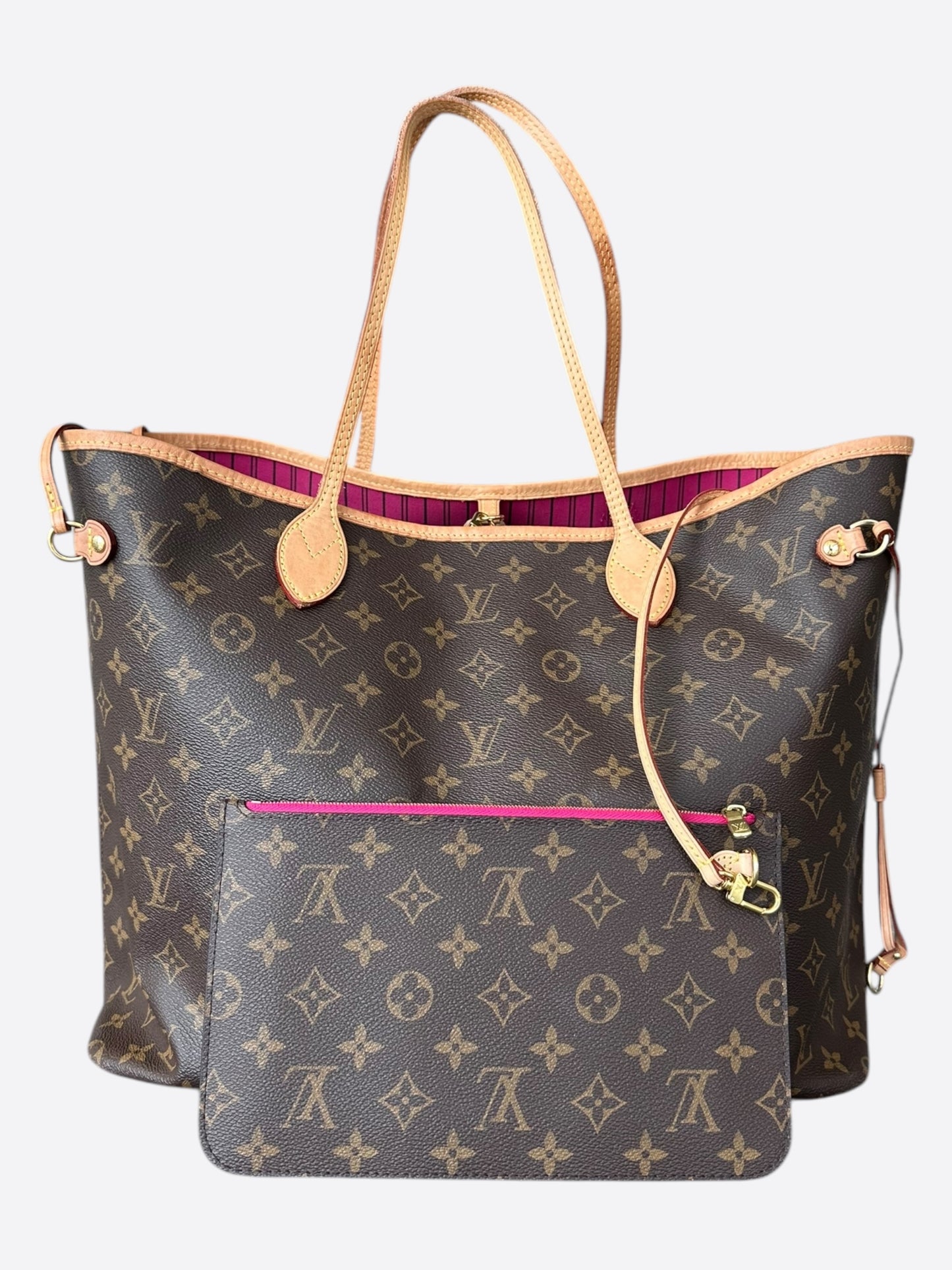 Louis Vuitton Brown Monogram Neverfull MM