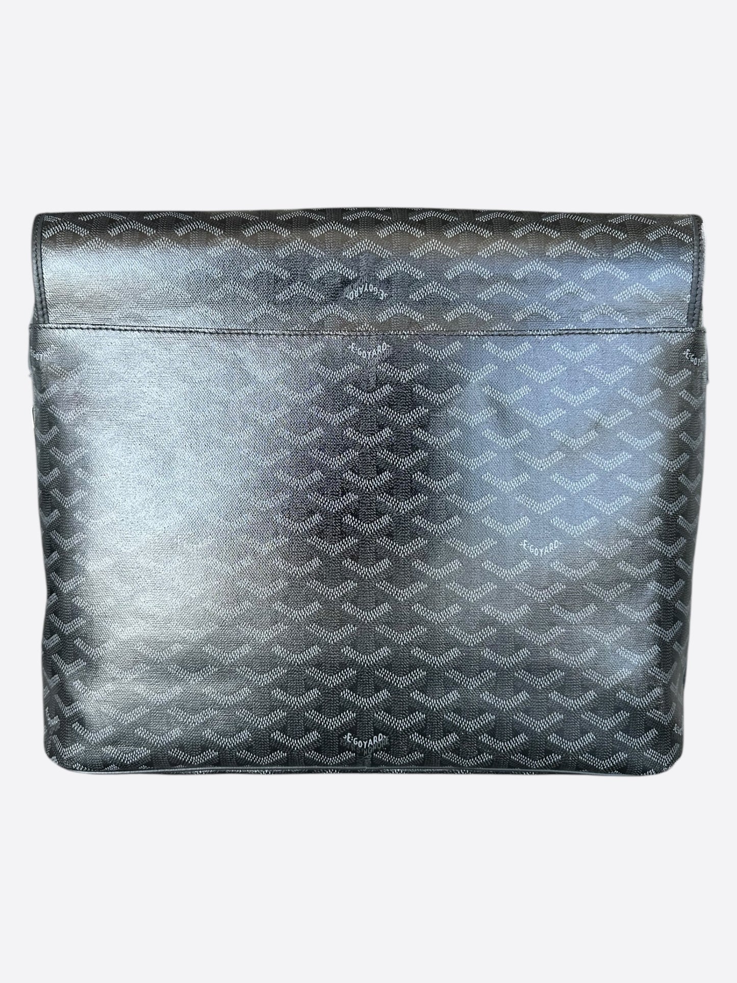 Goyard Jet Black Capetien MM Messenger Bag