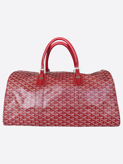 Goyard Red Boston 50 Duffel Bag